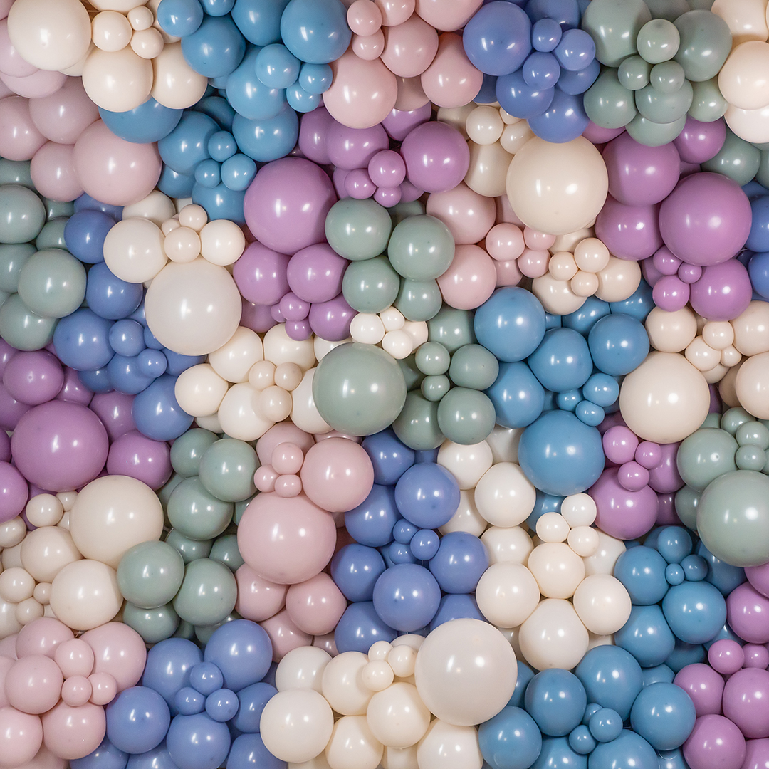 Шар (18''/46 см), Белый песок, пастель ретро, 10 шт.