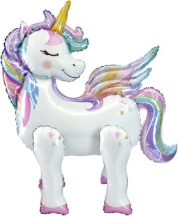 Шар 3D (26''/66 см) Фигура, Звездный единорог, 1 шт. в уп.